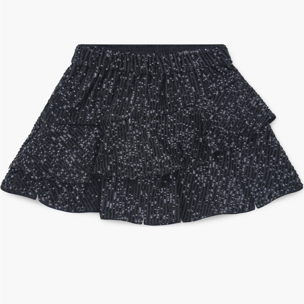 Abercrombie Kids Black Sequin Mini Skirt